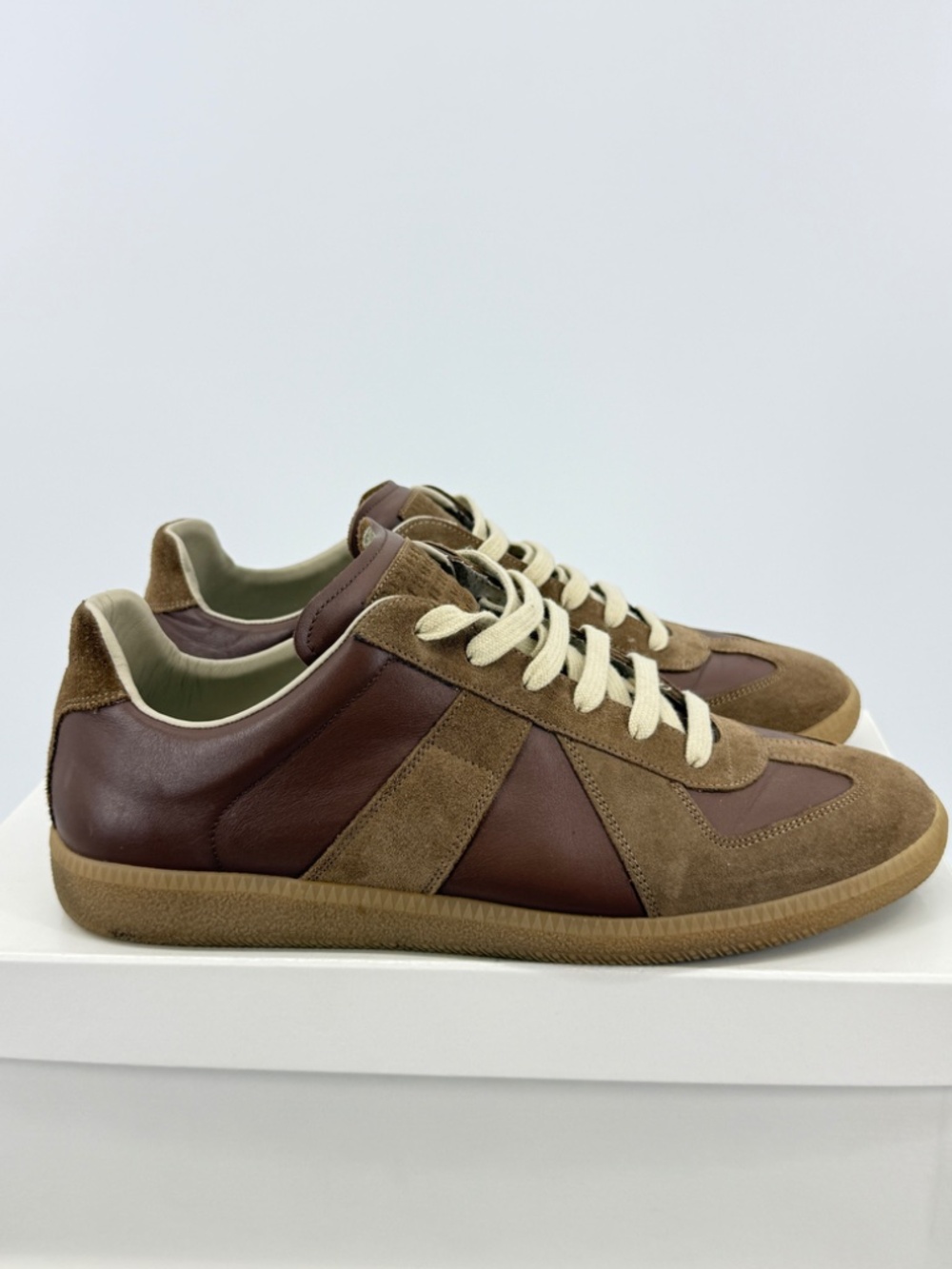 Maison Margiela GAT Low Olive Suede